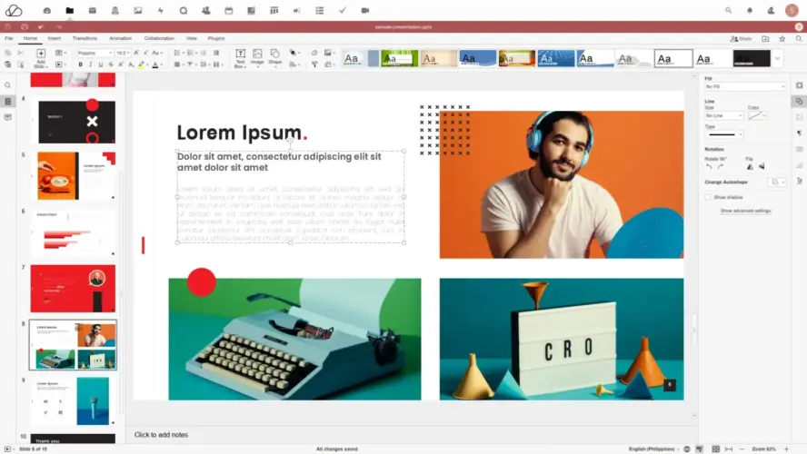 Edit your documents right in your browser